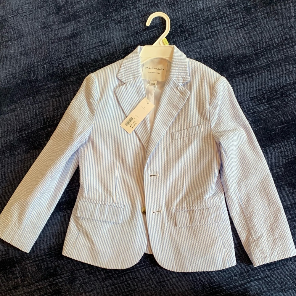 Janie & Jack Seersucker Suit